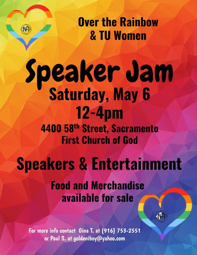Over the Rainbow & TU Women Speaker Jam American River Area Narcotics